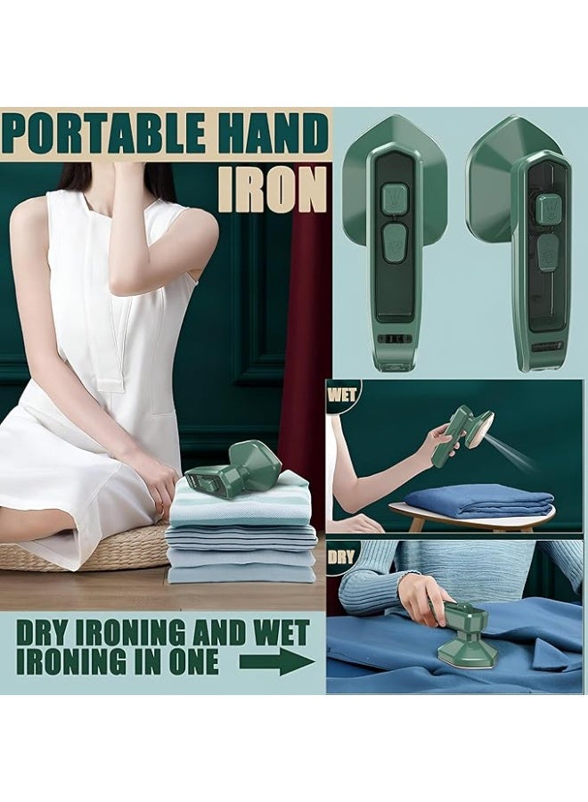 Mini Travel Iron with Water Spray – Fast Heating Handheld Iron with Pointed Tip for Wrinkle Removal on Sleeves and Collars – 1 Piece – Multicolor - Image 4